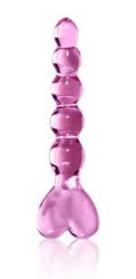 Icicles No. 43 Glass Anal and Vaginal Stimulator – Pink - Image 4