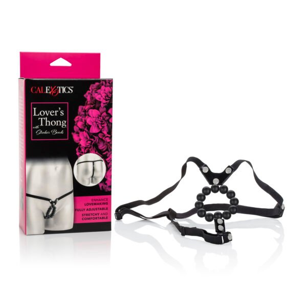 Lovers Thong With Stroker Beads