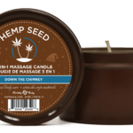 Hemp Seed 3-in-1 Massage Candle Down the Chimney 6oz/ 170 G