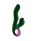 Pallina Triple-Action Rabbit Vibrator - Green - Image 2