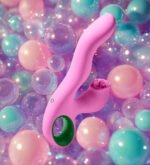 Pallina Triple-Action Rabbit Vibrator - Pink - Image 3