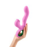 Pallina Triple-Action Rabbit Vibrator - Pink - Image 4
