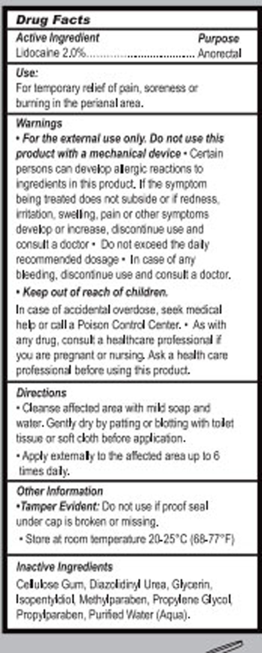 passion-anal-desensitizing-lubricant-with-lidocaine-85-fl-oz Passion Anal Desensitizing Lubricant With Lidocaine - 8.5 Fl. Oz. - Image 1