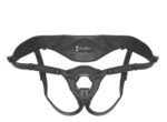 Patent Leather Strap-on Harness - Black