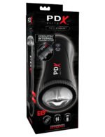 Pdx Elite Moto Stroker Rechargeable Vibrating Stroker – Black - Image 2
