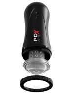 Pdx Elite Moto Stroker Rechargeable Vibrating Stroker – Black - Image 7