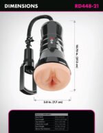 Pdx Extreme Wet Pussies Super Sucker XXL Stroker - Light - Image 4