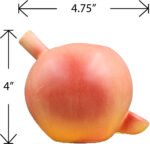 Peach Pipe Ceramic Smoking Pipe - Image 2