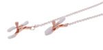 Peaches N Creame Collar With Nipple Clamps - Pink - Image 2