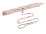 Peaches N Creame Fur Collar and Leash - Pink - Image 2