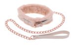 Peaches N Creame Fur Collar and Leash - Pink - Image 4