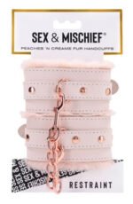 Peaches N Creame Fur Handcuffs - Pink - Image 7