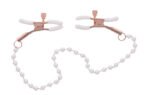 Peaches N Creame Pearl Nipple Clamps - Pink - Image 3