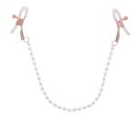 Peaches N Creame Pearl Nipple Clamps - Pink - Image 4