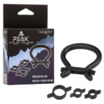 Peak Prolong Kit Silicone Cock Ring with 4 Interchangeable Bands – Black - Image 2
