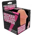 Pecker Beer Can Topper – Beige - Image 3