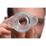 Peephole Clear Hollow Anal Plug - Small - Image 3
