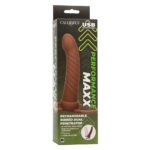 Performance Maxx Rechargeable Ribbed Dual Penetrator - Brown - Image 3