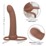 Performance Maxx Rechargeable Ribbed Dual Penetrator - Brown - Image 5