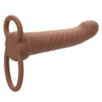 Performance Maxx Rechargeable Ribbed Dual Penetrator - Brown - Image 8