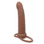 Performance Maxx Rechargeable Ribbed Dual Penetrator - Brown - Image 9
