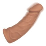 Performance Maxx Rechargeable Vibrating Extension 7" – Brown - Image 4