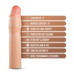 Performance Plus 1.5 Inch Silicone Penis Xtender - Beige - Image 2