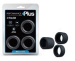 Performance Plus Accelerate Cock Ring Set – Black