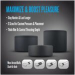 Performance Plus Accelerate Cock Ring Set – Black - Image 3
