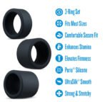 Performance Plus Accelerate Cock Ring Set – Black - Image 5