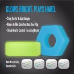 Performance Plus Flash 2-Ring Set – Platinum-Cured Silicone – Multi - Image 3
