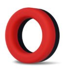 Performance Plus Takeoff Cock Ring – Red/Black, Platinum-Cured Silicone - Image 2