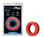 Performance Plus Takeoff Cock Ring – Red/Black, Platinum-Cured Silicone