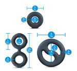 Performance Plus Throttle 3-Ring Cock Ring and Ball Stretcher Set – Black - Image 4