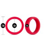Performance Silicone Go Pro Cock Ring – Red - Image 3