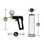 Performance - Vx7 Vacuum Penis Pump With Brass Trigger & Pressure Gauge - Clear - Image 4