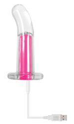 Pink Paradise Remote-Controlled Vibrating Bullet – Clear with Pink