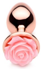 Pink Rose Gold Anal Plug - Small - Image 2