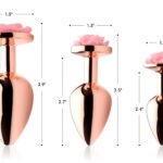 Pink Rose Gold Anal Plug - Small
