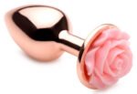 Pink Rose Gold Anal Plug - Small - Image 5