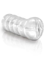Pipedream Extreme Clear Leader Snatch Stroker – Gold - Image 4
