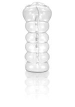 Pipedream Extreme Clear Leader Snatch Stroker – Gold - Image 5
