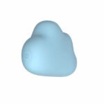 Play With Me Cuddle Cloud Lay-On Vibrator – Platinum-Cured Silicone – Blue - Image 5