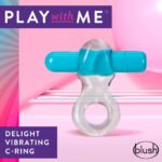 Play With Me Delight Vibrating C-Ring – Blue - Image 5