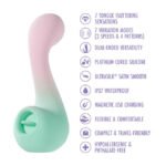 Play With Me Melody Dual-Ended Vibrator – Rechargeable, Waterproof - Image 4