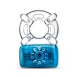 Play With Me - Pleaser Rechargeable C-Ring - Blue - Image 5