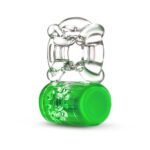 Play With Me Pleaser Rechargeable C-Ring Neon-Green - Image 2