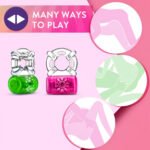 Play With Me Pleaser Rechargeable C-Ring Neon-Green - Image 3