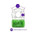 Play With Me Pleaser Rechargeable C-Ring Neon-Green - Image 4