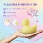 Play With Me Splash Yellow Vibrating Mini Vibrator – Waterproof, USB Rechargeable - Image 4